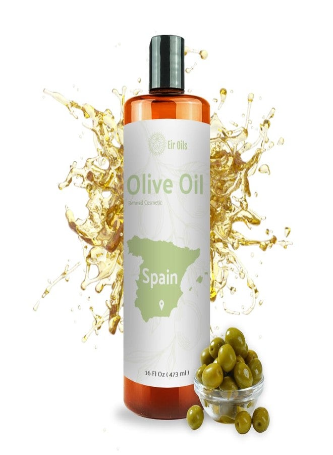 Nature Packaged Olive Oil - 100% Pure Cold Pressed Natural Olive Oil (Aceite de Oliva) for Essential Oils Dilution, Massage & Skincare - Premium Grade (16oz) - Image 1